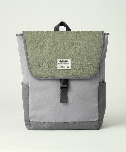 moz(モズ)の「moz(モズ) かぶせリュック/バックパック ZZEI-12(バックパック/リュック・レディース・トリコロール/ネイビー/ブラック/グレー系2/グレー系1/グレー系その他2/ミント/モスグリーン・ONE SIZE)」の11枚目の写真