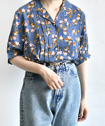 PairPair | タック入り花柄開襟ブラウス(シャツ/ブラウス)