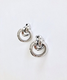 TIMELESS&THREE | 【ELEMI】メタルデザインイヤリング(イヤリング)