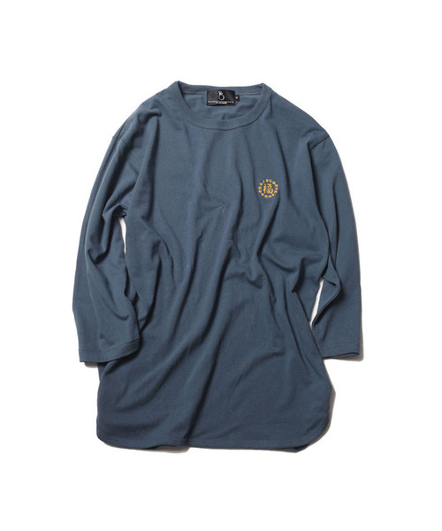 VIRGOwearworks(ヴァルゴウェアワークス)の「CIRCLE HAPPY EMB 3/4(Tシャツ/カットソー・メンズ・インディゴブルー/ホワイト/ブラック・4/2/3)」の13枚目の写真