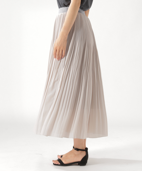 BAYFLOW（ベイフロー）の「カラームジプリーツスカート（スカート・レディース・ライトグレー/レッド・SMALL/MEDIUM）」の14枚目の写真
