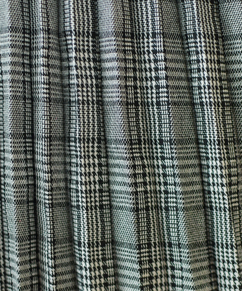 PairPair（ペアペア）の「チェックプリーツロングスカート（スカート・レディース・ブラック/ダークブラウン・FREE）」の19枚目の写真