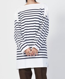 RC01 6101C BOAT NECK L/S P.O. ビッグサイズ ラッセル フレンチ セーラーTシャツ