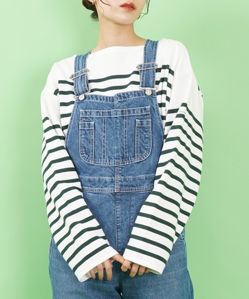 ORCIVAL（オーシバル）の「RC01 6101C BOAT NECK L/S P.O. ビッグサイズ ラッセル フレンチ セーラーTシャツ（Tシャツ/カットソー・メンズ・ホワイト×ブルー/ホワイト×ブラック/ブラック×ホワイト/グレー系その他/ブラウン系その他/グレー×ホワイト/ホワイト系その他2/ホワイト系その他/ブラウン系その他2/ベージュ系その他/ホワイト系その他3/ホワイト系その他4/ブルー系その他・8/7）」の6枚目の写真