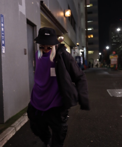 rovtski(ロフトスキー)の「【ビッグシルエット】裏フリースマウンテンJKT(ナイロンジャケット・メンズ・ブラック/ベージュ/パープル/レッド・FREE)」の18枚目の写真