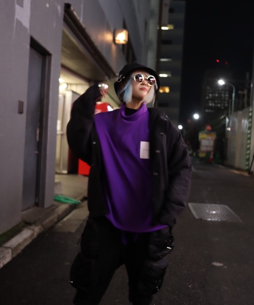 rovtski(ロフトスキー)の「【ビッグシルエット】裏フリースマウンテンJKT(ナイロンジャケット・メンズ・ブラック/ベージュ/パープル/レッド・FREE)」の10枚目の写真
