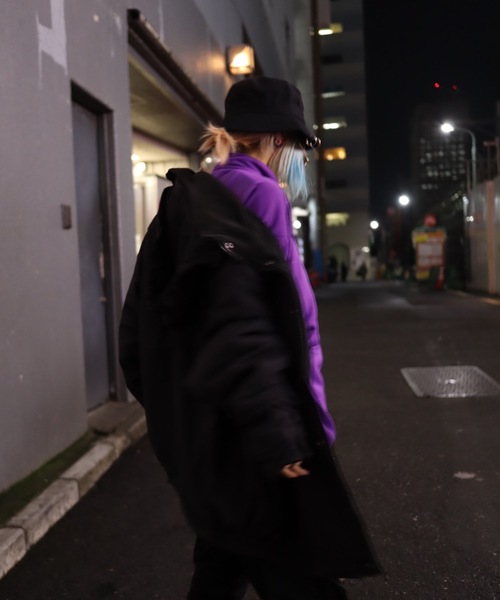 rovtski(ロフトスキー)の「【ビッグシルエット】裏フリースマウンテンJKT(ナイロンジャケット・メンズ・ブラック/ベージュ/パープル/レッド・FREE)」の16枚目の写真
