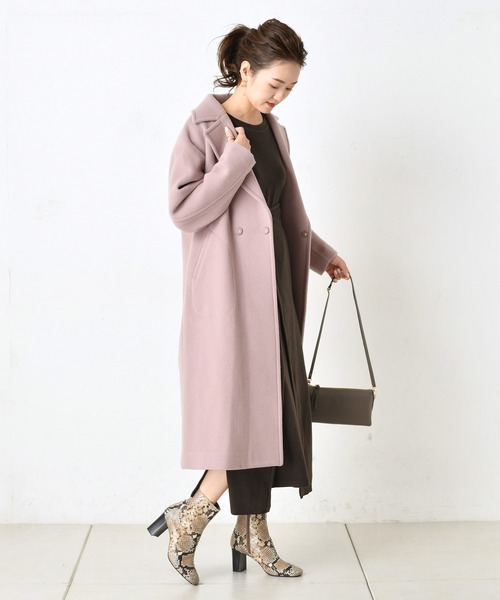 DouDou（ドゥドゥ）の「配色マルチワンピース（ワンピース・レディース・オフホワイト/ベージュ/ブラウン・FREE）」の22枚目の写真