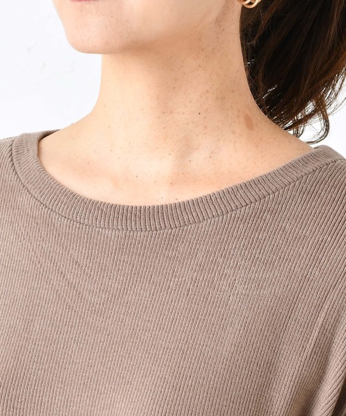 DouDou（ドゥドゥ）の「配色マルチワンピース（ワンピース・レディース・オフホワイト/ベージュ/ブラウン・FREE）」の14枚目の写真