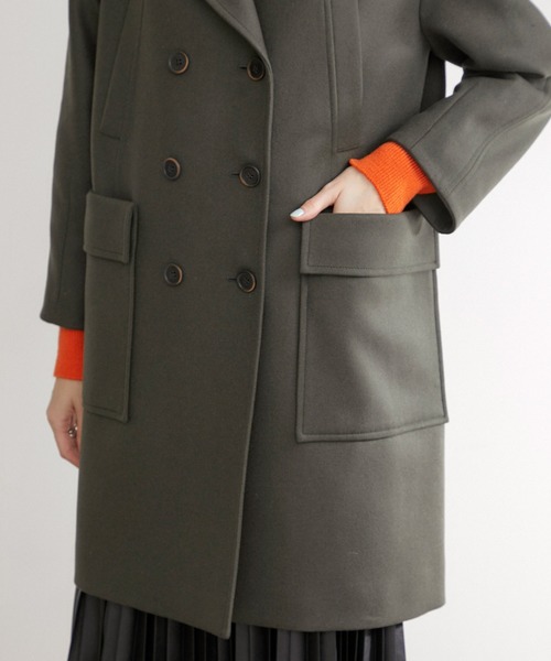 GIVENCHY ウール Pコート 使い 