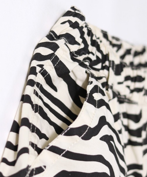 RADCHAP（ラッドチャップ）の「ゼブラ柄ロングパンツ（その他パンツ・キッズ・オフホワイト/ライトグリーン・90cm/110cm/100cm/120cm/130cm/140cm/150cm）」の13枚目の写真