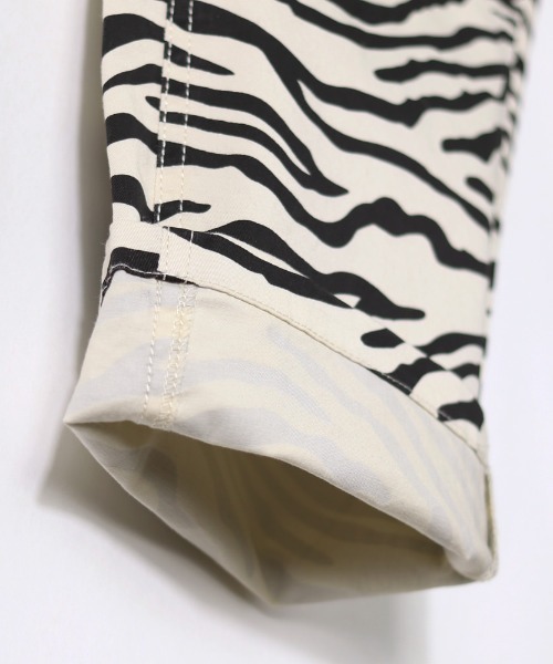 RADCHAP（ラッドチャップ）の「ゼブラ柄ロングパンツ（その他パンツ・キッズ・オフホワイト/ライトグリーン・90cm/110cm/100cm/120cm/130cm/140cm/150cm）」の11枚目の写真