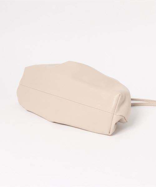 Edit Sheen（エディットシーン）の「ギャザー2wayクラッチ（クラッチバッグ・レディース・ブラック/アイボリー/パイソン・FREE）」の6枚目の写真