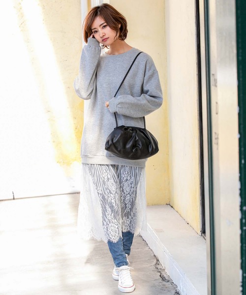 Edit Sheen（エディットシーン）の「ギャザー2wayクラッチ（クラッチバッグ・レディース・ブラック/アイボリー/パイソン・FREE）」の16枚目の写真