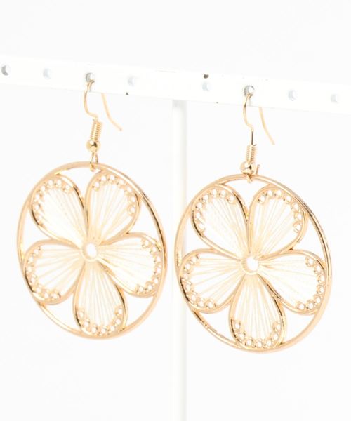 【カヤ】桜挿しピアス
