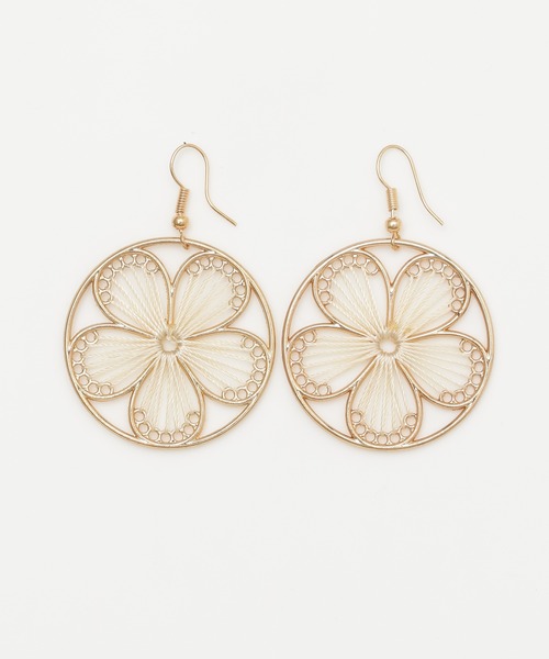 【カヤ】桜挿しピアス