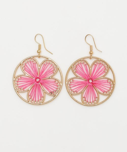 【カヤ】桜挿しピアス