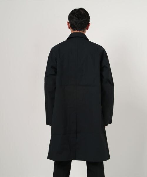 DESCENTE PAUSE(デサントポーズ)の「シェルタリングドライコート / SHELTERING DRY COAT(ステンカラーコート・メンズ・ブラック・SMALL/MEDIUM/LARGE)」の3枚目の写真