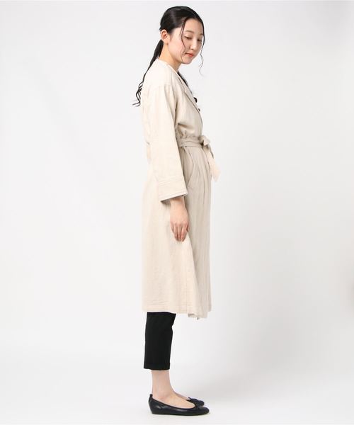 fredy repit（フレディレピ）の「綿麻ツイルガウンコート（その他アウター・レディース・オリーブ/キナリ・38）」の22枚目の写真