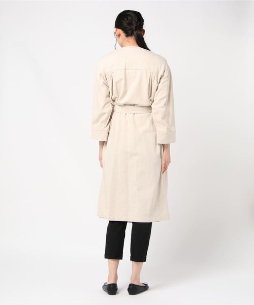 fredy repit（フレディレピ）の「綿麻ツイルガウンコート（その他アウター・レディース・オリーブ/キナリ・38）」の21枚目の写真