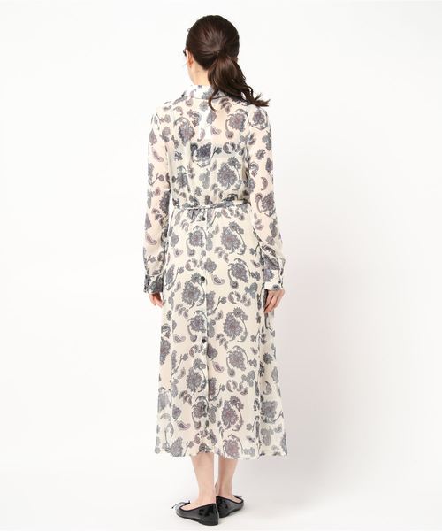 ENVYM（アンビー）の「バックスリット２ｗａｙペイズリーガウン（その他アウター・レディース・ホワイト/ブラック/グリーン・FREE）」の5枚目の写真