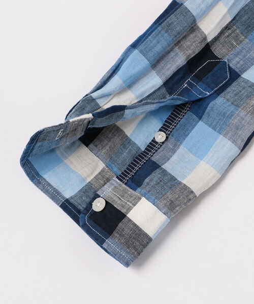 GLOSTER(グロスター)の「French linen フレンチリネン カッタウェイ シャツ(シャツ/ブラウス・メンズ・ホワイト/ライトブルー/インディゴブルー/グリーン/ブルー系その他/ブルー系その他2・S/M/L/XL)」の19枚目の写真