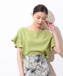 Tiara | 2way麻調フリルブラウス(シャツ/ブラウス)