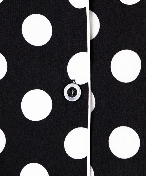 DING（ディング）の「DING/【2点セット】ドットルームウェア（ルームウェア/パジャマ・レディース・ホワイト/ブラック・FREE）」の19枚目の写真