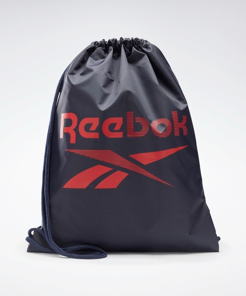 Reebok（リーボック）の「トレーニング エッセンシャルズ ジム サック / Training Essentials Gym Sack（エコバッグ/サブバッグ・メンズ・ブラック/ピンク/ピンク系その他/ブラック×ホワイト/ネイビー/ライトグレー/ブルー・FREE）」の15枚目の写真