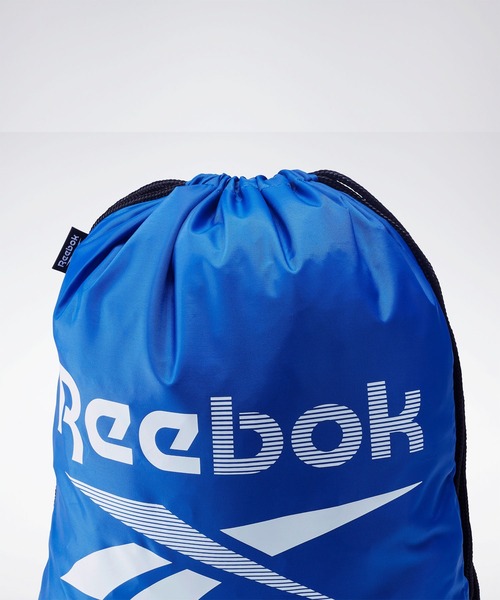 Reebok（リーボック）の「トレーニング エッセンシャルズ ジム サック / Training Essentials Gym Sack（エコバッグ/サブバッグ・メンズ・ブラック/ピンク/ピンク系その他/ブラック×ホワイト/ネイビー/ライトグレー/ブルー・FREE）」の21枚目の写真