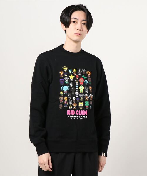 BAPE X KID CUDI BABY MILO CREW NECK M（スウェット）｜A BATHING APE（アベイシングエイプ）の