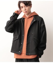 JUNRED | 【セットアップ可能】ラスターツイルショートブルゾン(ブルゾン)