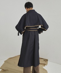 UNITED TOKYO | パイピングケープトレンチコート(トレンチコート)