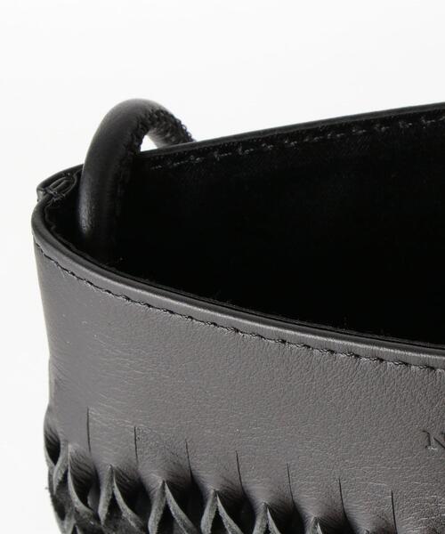 NOMADIS（ノマディス）の「＜NOMADIS＞レザーフリンジショルダーバッグ（ショルダーバッグ・レディース・コバルトブルー/ブラック/ベージュ/マスタード/グレー/オフホワイト/ライラック・FREE）」の12枚目の写真