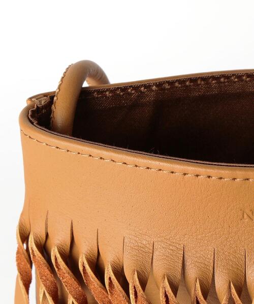 NOMADIS（ノマディス）の「＜NOMADIS＞レザーフリンジショルダーバッグ（ショルダーバッグ・レディース・コバルトブルー/ブラック/ベージュ/マスタード/グレー/オフホワイト/ライラック・FREE）」の10枚目の写真