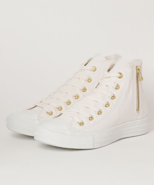 CONVERSE(コンバース)の「converse コンバース 31303172 AS LIGHT GOLDZIP HI IVORY(スニーカー・メンズ・ホワイト・3h/8/9h/7h/5h/6h/4h/8h/4/7/5/9)」の1枚目の写真
