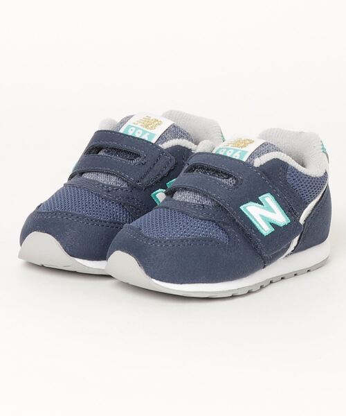 NEW BALANCE(ニューバランス)の「New Balance ニューバランス 12-165IZ996WB(W) *NV/TURQ(WB)(スニーカー・キッズ・ブルー系その他・12/15 /13/14/16/14.5/15.5/13.5/16.5/12.5)」の1枚目の写真