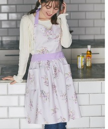 tocco closet | ポケット付き配色フラワープリントエプロン(エプロン)