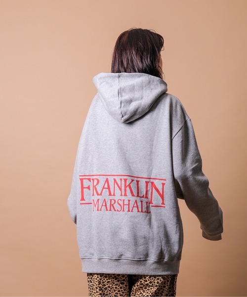 セール Sixsence Record Franklin Marshall フランクリンマーシャル Brushed Back Hoodie バックプリント パーカー Franklin Marshall フランクリンマーシャル のファッション通販 Zozotown