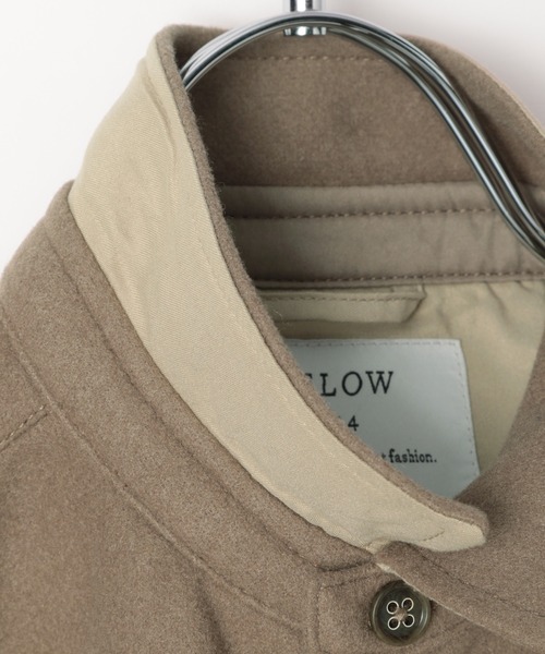 BAYFLOW（ベイフロー）の「[KIDS]ウーリーテックCPOシャツ（シャツ/ブラウス・キッズ・ベージュ/ブルー/チャコール・MEDIUM/LARGE/X-LARGE/XX-LARGE）」の22枚目の写真