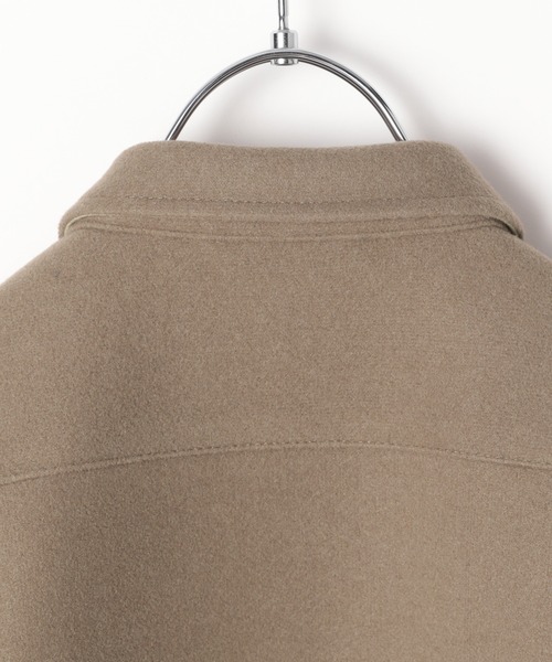 BAYFLOW（ベイフロー）の「[KIDS]ウーリーテックCPOシャツ（シャツ/ブラウス・キッズ・ベージュ/ブルー/チャコール・MEDIUM/LARGE/X-LARGE/XX-LARGE）」の20枚目の写真