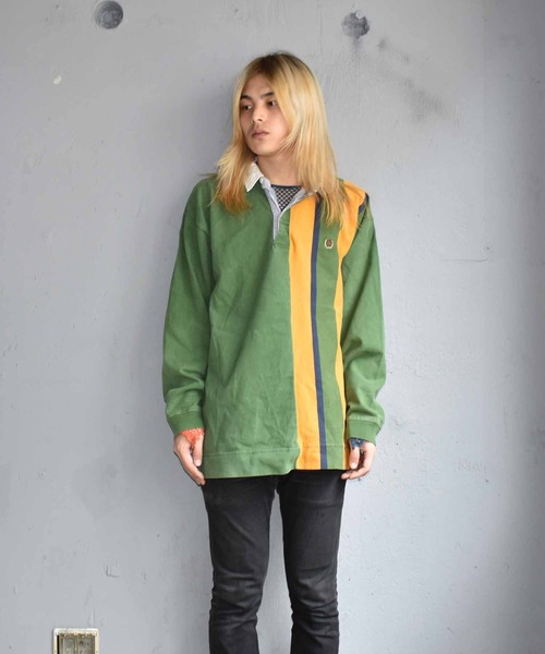 90's TOMMY HILFIGER トミーヒルフィガー ラガーシャツ