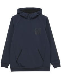 BLOCK 10K HOODIE/クイックシルバー パーカー プルオーバー 袖プリント