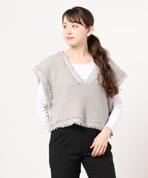 Auntie Rosa Holiday | 【Holiday】◆2021.SS◆メキシカンフリンジニットベスト(ベスト)