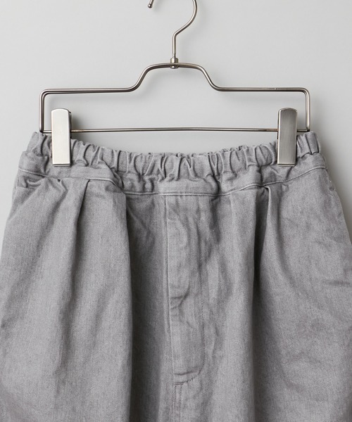 SAKULA(サクラ)の「【SAKULA/サクラ】DENIM NARROW BALL PANTS/デニムナローバルーンパンツ(デニムパンツ・メンズ・グレー/オフホワイト/ブルー・1/2)」の9枚目の写真