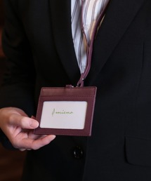 mieno（ミエノ）の「[mieno]牛革レザーIDカードケース（パスケース）」