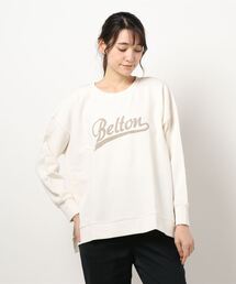 Samansa Mos2 | OE裏毛ロゴプリントプルオーバー(Tシャツ/カットソー)