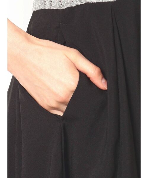 LAGUNAMOON（ラグナムーン）の「アイレットリブドッキングフレアーワンピース（ワンピース・レディース・ミント/アイボリー/グレー・MEDIUM/SMALL）」の6枚目の写真