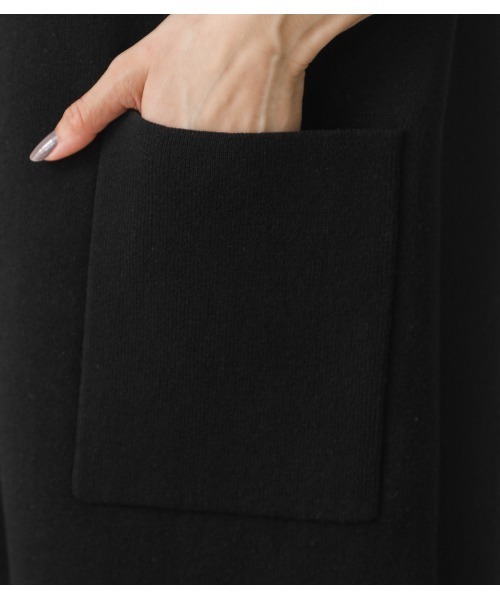 AZUL by moussy（アズールバイマウジー）の「LONG KNIT VEST/ロングニットベスト（ベスト・レディース・杢グレー/ブラック/ベージュ・FREE）」の18枚目の写真