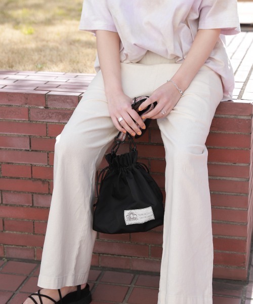 THEATRE PRODUCTS（シアタープロダクツ）の「＜THEATRE PRODUCTS/シアタープロダクツ＞別注巾着/ショルダーバッグ/937129（ショルダーバッグ・メンズ・ブラック/ベージュ・FREE）」の13枚目の写真